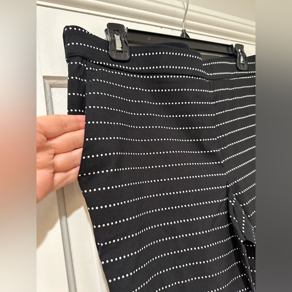 Jules & Leopold pull on capri stretch fitted dotted work business pants bottoms - Picture 3 of 16